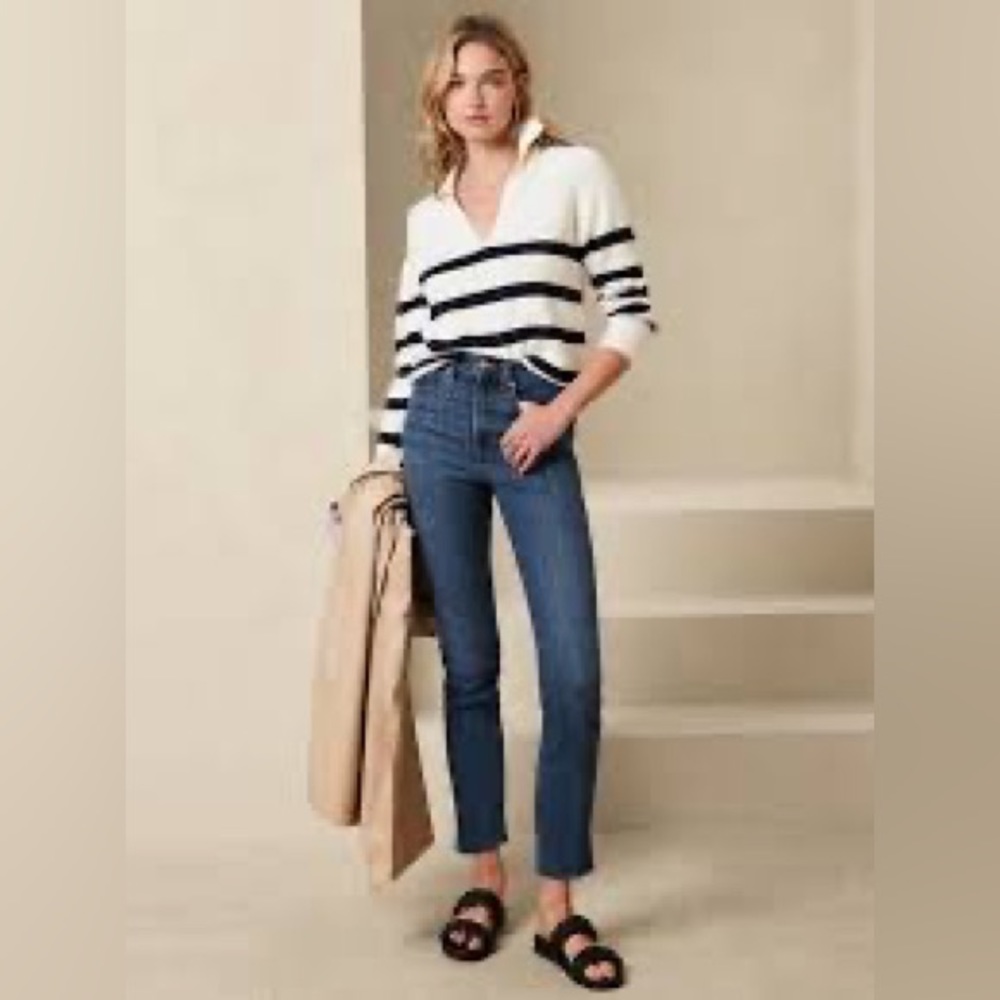 BANANA REPUBLIC Ultra High-Rise Slim Fit Jeans (28)